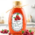 Raspberry Infused Raw Honey