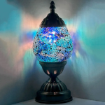 Mosaic Desk Lamp with Cosmic Blue $39.99
