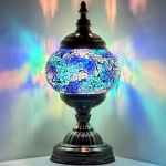Blue Lavender Mosaic Round Lamps $39.99